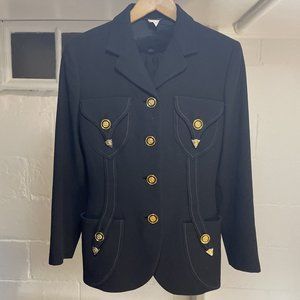 Gianni Versace Vintage Western Woman’s 2 Piece Suit RARE 40 Wool